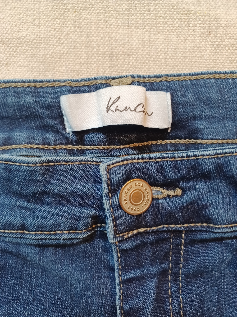 KanCan Estilo Dark Blue Skinny Jeans Women's Size 13/30 - Picture 2 of 7